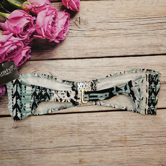 Kushcush by Kerry Cushman Bandeau Swim Top M New Bikini - Picture 10 of 10